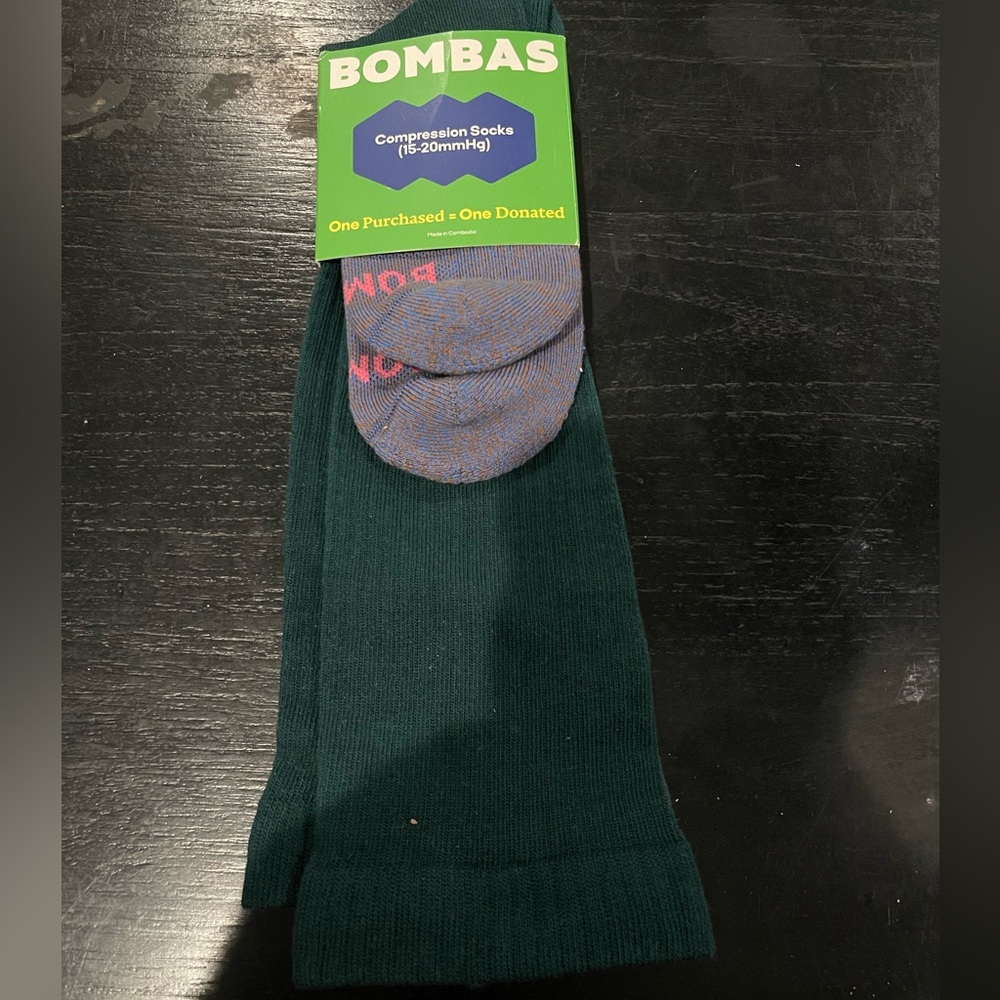 Bombas Compression Socks in Dark Green